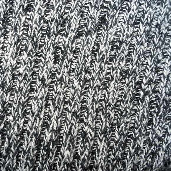 Vintage Salt Pepper V Neck Long Sleeve Knit Sweater Women Size 1 - Picture 8 of 8